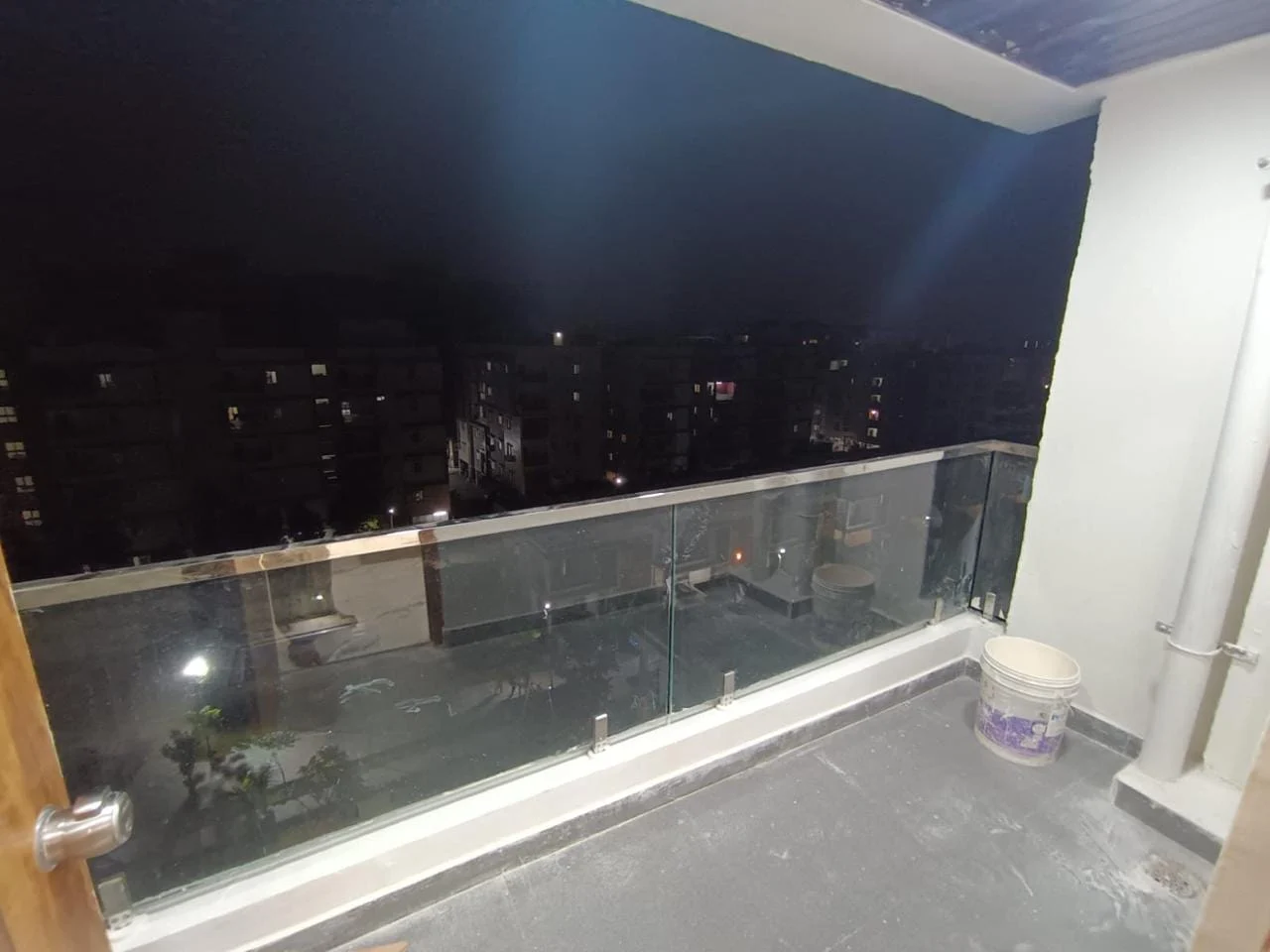 Balcony · Glass railing in a Space Crafts client home